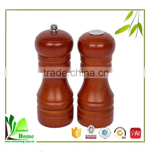 Bamboo Natural Salt Shaker,salt and Pepper Shaker thumbnail-1
