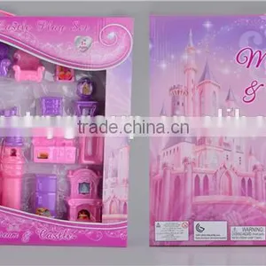2016 New Fashion Kids Furniture Toy Plastic Castle Play Set thumbnail-5