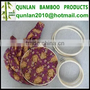3''-12'' Bamboo Handicraft Cross Stitch Embroidery Hoop thumbnail-1