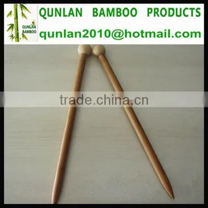 1 Pair/Pack Single Pointed Bamboo Knitting Needle thumbnail-1