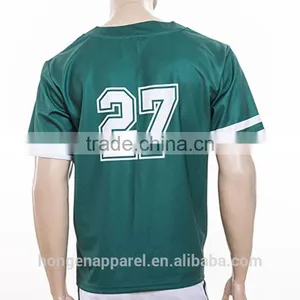 Cheap 100% Polyester Wholesale Blank Baseball Jersey thumbnail-2