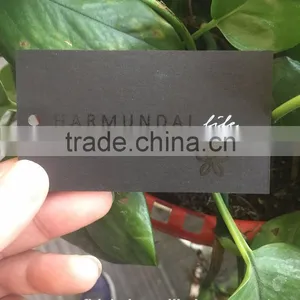 2017 China Hot Sale High Quality Black Cardboard Paper Jeans Hang Tags thumbnail-5