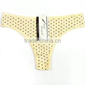 Cotton Printing G-string Funny Thongs For Women Stocklot Panties For Women thumbnail-4