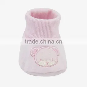 Wholesale Baby Product Lovely Beer Embroidered Organic Cotton Fancy Baby Sock thumbnail-5
