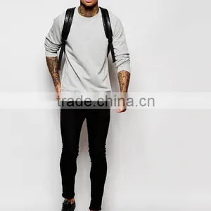 Customize Polyester/ Cotton Men Crewneck Sweatshirt thumbnail-1