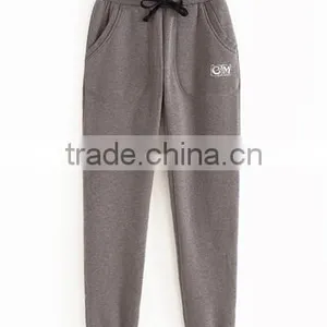 Customized CVC 80/20Cotton Sports Pants Cheaper Promotional Pants for Women thumbnail-3