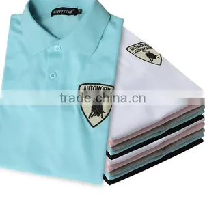Custom Fashionable and Best Fit Plain Short Sleeve Polo T-shirt Manufactures in Guangzhou China thumbnail-4