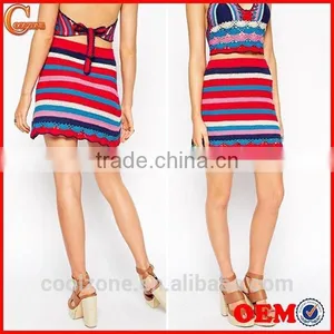 New Arrival Fashion Very Popular Strips Women Umbrella Skirt thumbnail-1