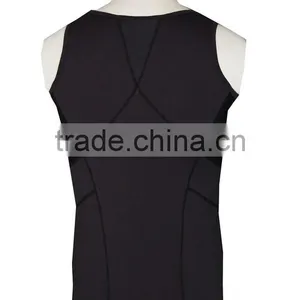 ISO 9001 Audit Factory Black Plain Mesh Design Gym Vest thumbnail-4