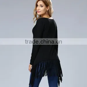 Europe and the United States Sell Like Hot Cakes Long-sleeved T-shirt Girl thumbnail-1