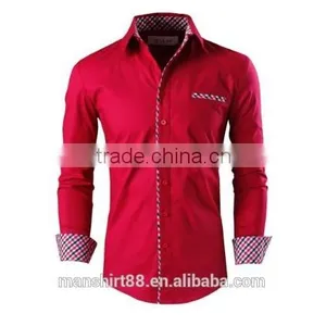 2016 Fashionable Slim Fit Casual Shirts for Men thumbnail-3