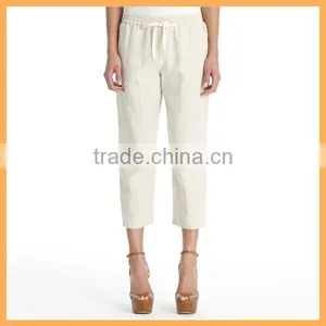 Casual Ladies Linen Trousers thumbnail-1