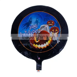 Aluminium Foil Balloon Pumpkin Multicolor Halloween Ghost Message " Happy Halloween " Balloons Manufacturer thumbnail-2