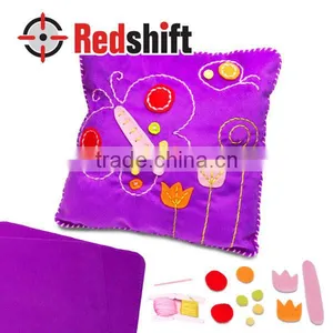 DIY Kit Toy do it Yourself Sewing Square Cushion thumbnail-1