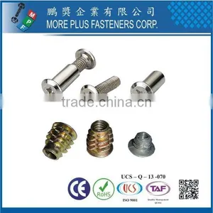 Taiwan Stainless Steel 18-8 Nickel Plated Steel Copper Brass Fastener Manufacture Fencing Fasteners Furniture Fasteners thumbnail-6