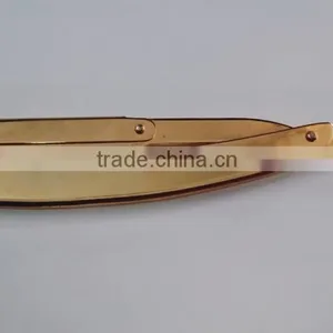 Fully Stainless Steel Shiny Gold Razor/ Gold Plated Swing Lock Razor thumbnail-2
