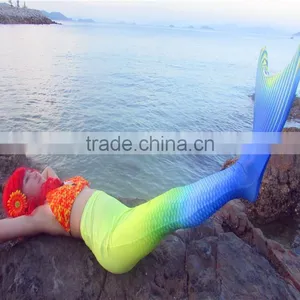 Children Swimming Pool Bag Monofin Swimsuit Mermaid Tail Costumes thumbnail-2