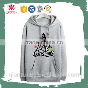 Polar Christmas Tree Hoodies Fleece Pullover Merry Christmas Letter Sweatshirts thumbnail-2