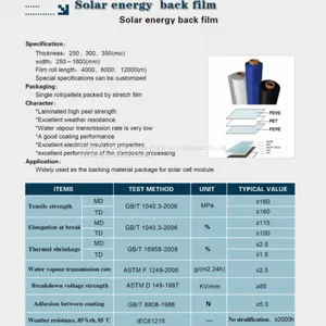 SOLAR BACKSHEET PV BACKSHEET PET FILM thumbnail-4