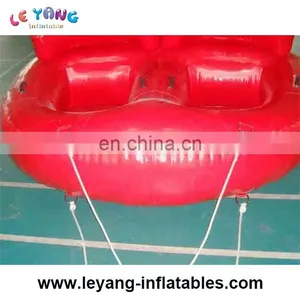 New Design 2 Riders Water Sports Inflatable Towable Flying Ski Tube thumbnail-3