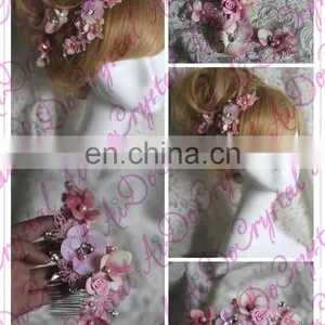 Aidocrystal Fashion Elegance Rhinestone Ribbon Hair Pin Multifunctional Headwear thumbnail-2