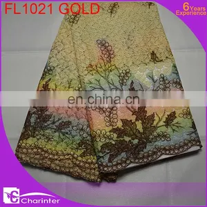 Free Shipping Wholesale African French Lace High Quality Guipure Lace Fabric thumbnail-2