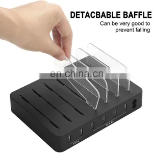 Factory Multi-function Watch Charge Holder Station Restaurant Cell Phone Tablet Charging Station Organizer thumbnail-6