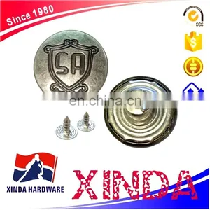 Chinese Manufacturers Customise Fashionable Dress to Sew Coat/jeans Metal Buttons thumbnail-3
