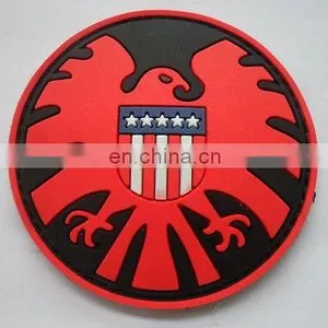 Excellent Quality USA Sparta Logo National Flag Embossed PVC Rubber Patch thumbnail-2