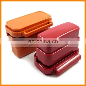 Plastic ABS Environmental Office Mini Stapler No Needle thumbnail-1