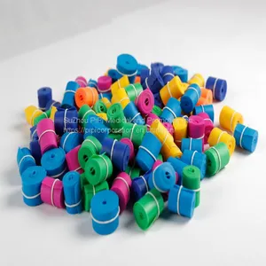 Latex-Free Textured Assorted Tourniquet - Flat Pack, 1 In. x 18 In. thumbnail-1