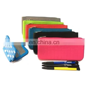 Surface Leather Shape Wallet Purse Lady's Clutch Zipper Pouch Fashion Silicone Bag thumbnail-4