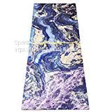 Organic Natural Rubber Suede Microfiber Printed Custom Logo Eco Friendly Pilates Yoga Mat thumbnail-1