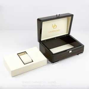 Custom Home Furnishing Storage Gift Custom Small Black Watch Box thumbnail-3