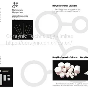 BeO Ceramic Substrate Manufacturer in China/High Thermal Low Dielectric Beryllium Ceramic Substrate thumbnail-2
