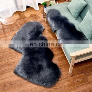 Wholesale Different Shapes Colors Fur Rugs Faux Carpet thumbnail-6