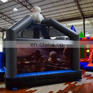 Wars Theme Kids Inflatable Dark Castle Fun Jumping City for Sale thumbnail-4