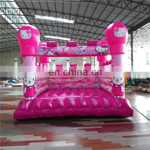 Cartoon Theme Hello Girl Kitty Inflatable Little Tikes Jumping House for Sale thumbnail-5