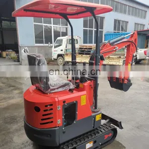 1 Ton New Digger Towable Mini Excavator for Wholesaler thumbnail-2