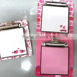 Cheap Custom Magnetic Notepad With Iron Clip thumbnail-2