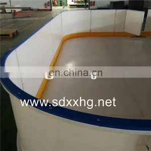 Mobile Ice Area for Icehockey Hdpe Ice Rink Barriers Ice Rink Protection Fence Quad Roller Skating Rinks Hockey Dasher Board thumbnail-5