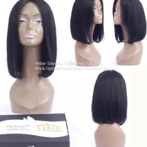 Wholesale Vendor Largest Stock Virgin Human Hair Wigs Cheap Price Short Human Hair Lace Front Bob Wig thumbnail-1