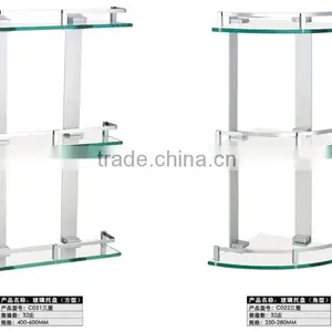 Wesda High Quality Tempered Wall Bathroom Glass Shelves C004 thumbnail-5
