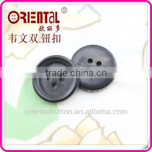 High Quality 4 Holes Natural Real Horn Button thumbnail-3