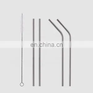 Factory Direct Reusable Metal Drinking Straws Stainless Steel thumbnail-1