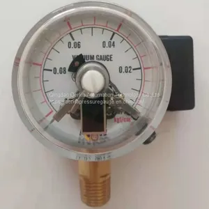 Derkia Vacuum Electric Pressure Gauge DC24V AC110V AC220V AC380V Manometer thumbnail-3