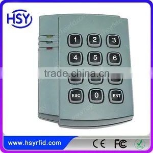 HSY-S202 1100 Card Holders Digit Keypad Ivory-white Rfid Card Reader With Display thumbnail-1