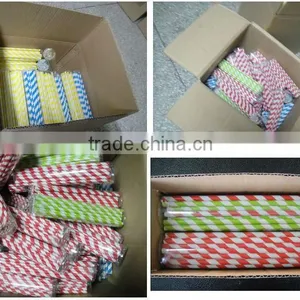 Party Paper Straws 25/50pcs Packed in PVC Box thumbnail-1
