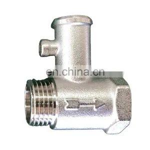 Electric and Solar Water Heater Brass Safety Valve 1/2