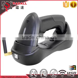 Factory OEM Portable Cordless Laser Bar Code Reader Easy Charging POS Inventory 32Bit Wireless Barcode Scanner With 4MB Memory Quality Choice thumbnail-1